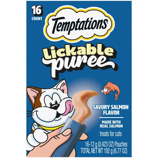Temptations 16-Count Salmon Creamy Purree - 37914188 | Blain's