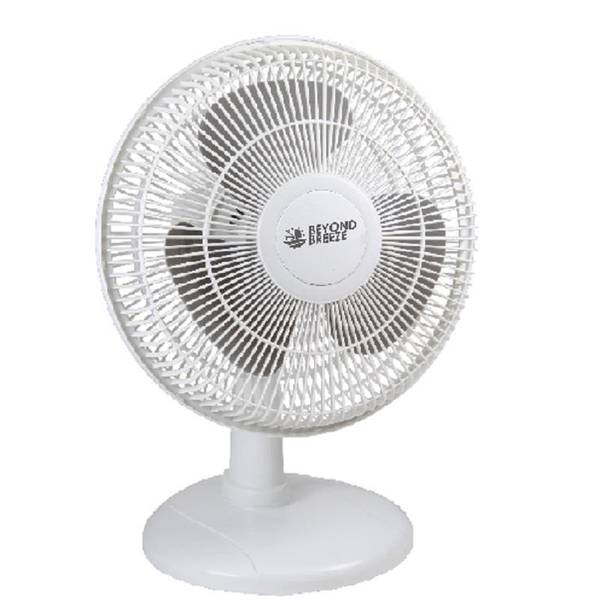 Comfort Zone 12 3-Speed Oscillating Table Fan with Adjustable