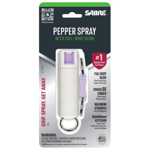 Sabre Pepper Spray with Glow In The Dark Case HC14GL02 Blain's