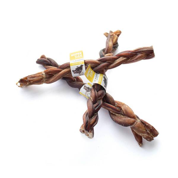 SuperCan 12" Beef Braided Bully Stick SRN66392 Blain's Farm & Fleet