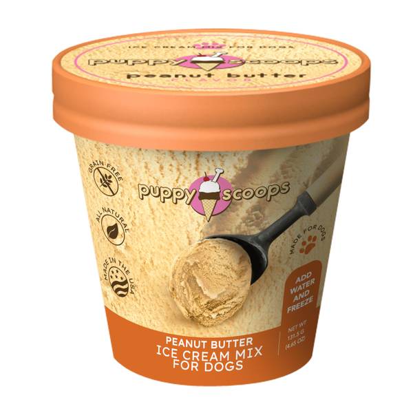Puppy Cake 4.65 oz Peanut Butter Scoops Ice Cream Mix PYC86640