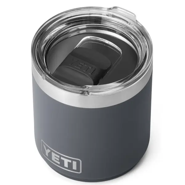 Yeti Rambler 14oz. Mug w. Magslider Lid & TLAW Logo - Charcoal