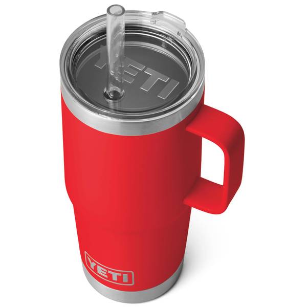 YETI Rambler Lowball Brick Red Stainless Steel Insulated Cup BPA Free 10  oz.