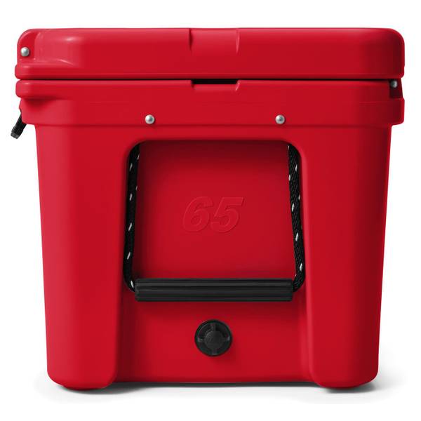 YETI Navy Tundra 65 Cooler, Rescue Red - 10065350000