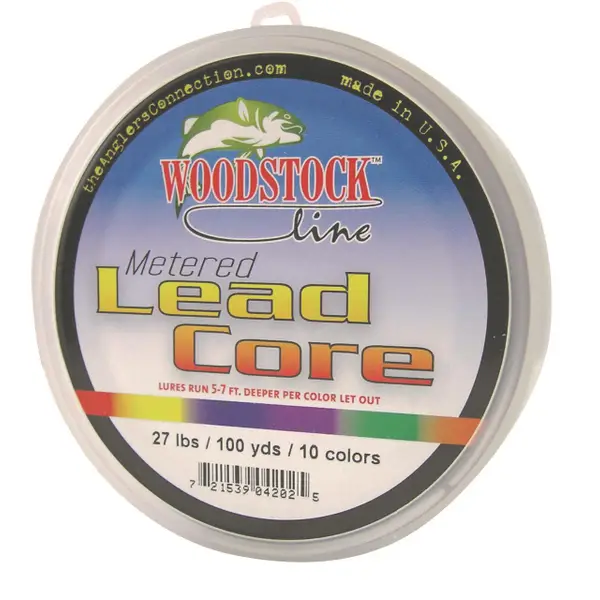 WOODSTOCK Leadcore 100 yd 27 lb Line - LC100-27
