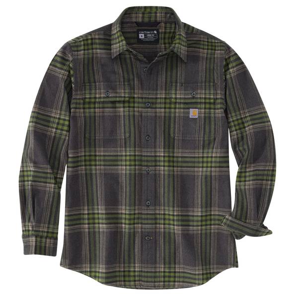 Carhartt Men's Heavyweight Flannel Shirt - 105947029-S | Blain's Farm ...