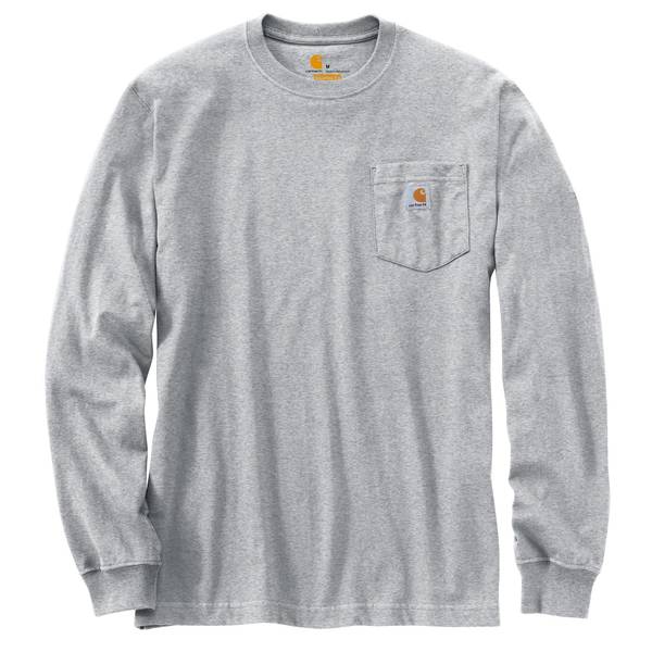Carhartt Men's Workwear Pocket T-Shirt - K126HGY-XS | Blain's Farm & Fleet