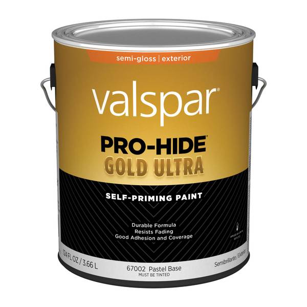 Photo of 1 Gallon Pastel Base Semi-Gloss Pro-Hide Gold Ultra Exterior