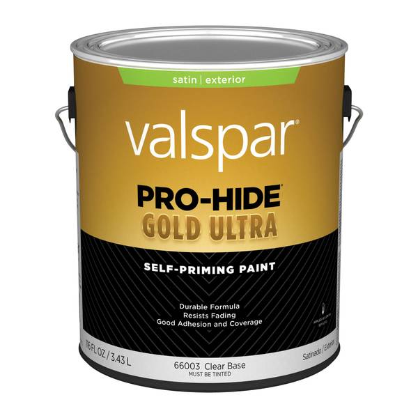 Photo of 1 Gallon Clear Base Satin Pro-Hide Gold Ultra Exterior