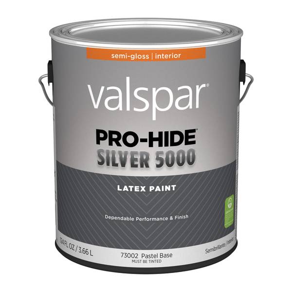 Photo of 1 Gallon Pastel Base Semi-Gloss Pro-Hide Silver 5000 Interior