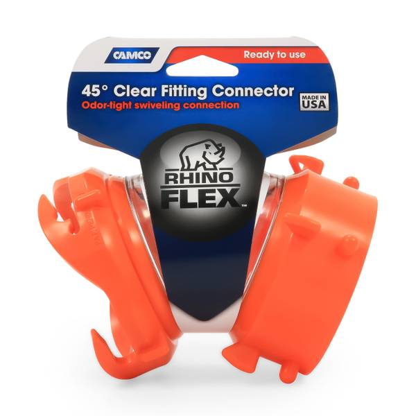 Photo of RhinoFLEX 45 Degree Swivel RV Sewer Fitting