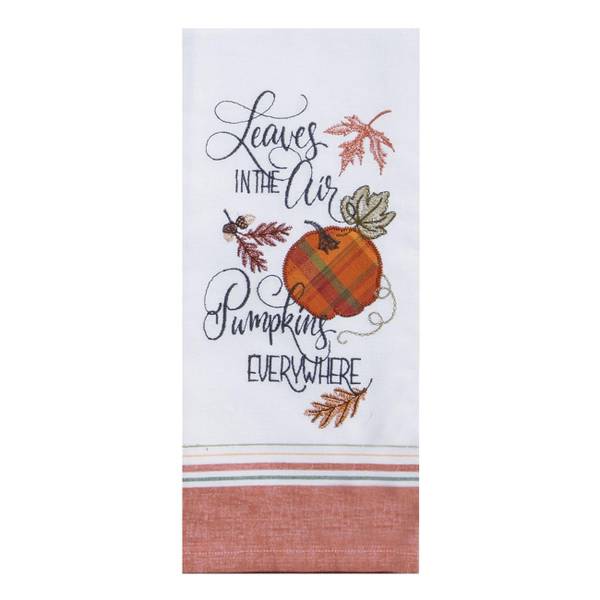 Kay Dee Designs Leaves in Air Embroidered Tea Towel - H6456 | Blain's ...