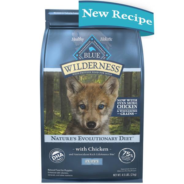 Blue Buffalo Wilderness 4.5 Lb Wilderness Chicken High Protein Puppy ...