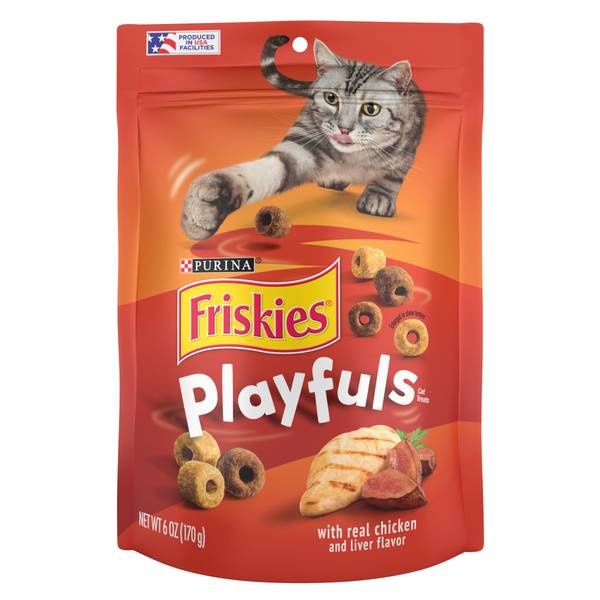 Friskies 6 oz Playfuls Chicken Liver Dry Cat Treats 200 177 15