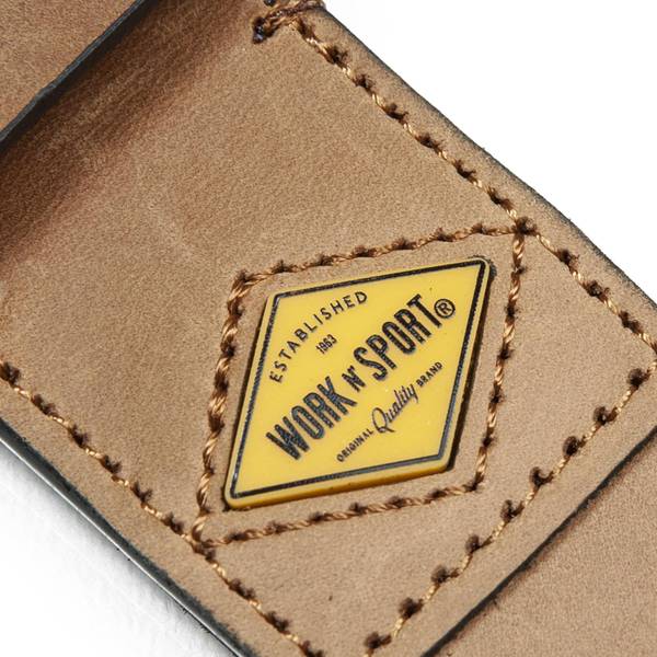 bull original glad hand キルティングベスト　XL Work N' Sport Men's Crazy Horse Leather Belt - 11012-200-34