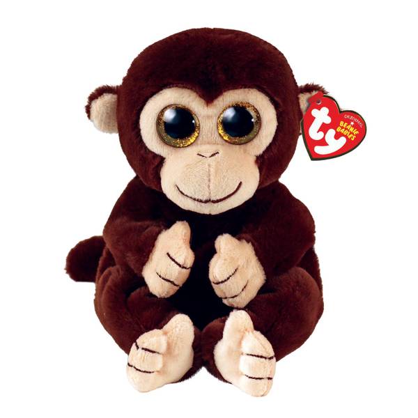 Photo of 6" Matteo the Brown Monkey Beanie Bellies