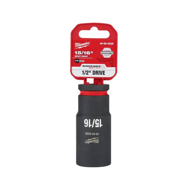 Photo of 1/2" Drive 15/16" Deep 6 Point Socket