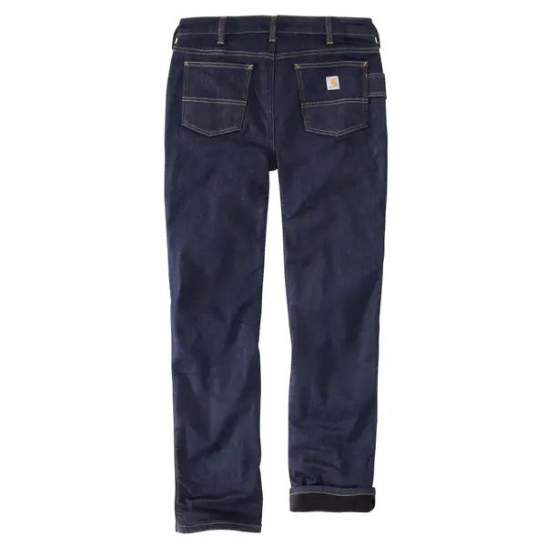 Carhartt Men's Relaxed Fit Natural-Rise Flannel-Lined 5-Pocket Jeans at  Tractor Supply Co.