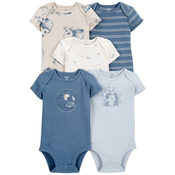 Carter's Baby Boy Animals Snap-Up Footie Coverall – Cute as a Button