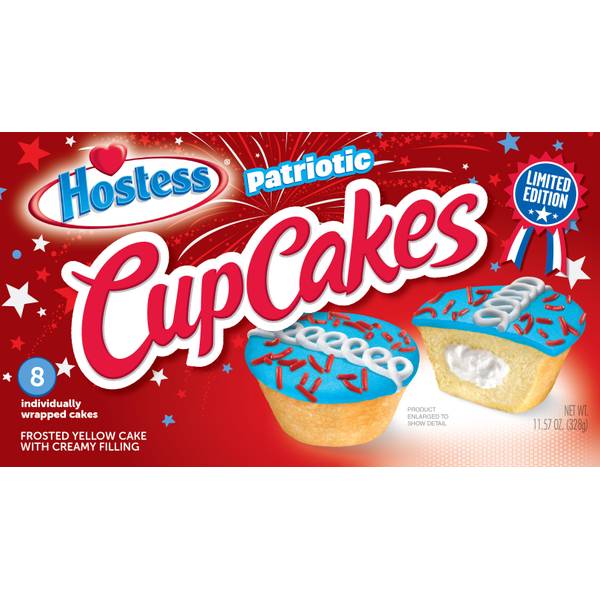 Hostess 11.57 oz Patriotic Cupcakes 567741 Blain's Farm & Fleet