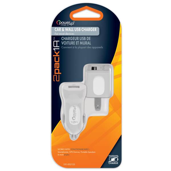 Power Up 2Pack ACDC USB Chargers 191052123 Blain's Farm & Fleet