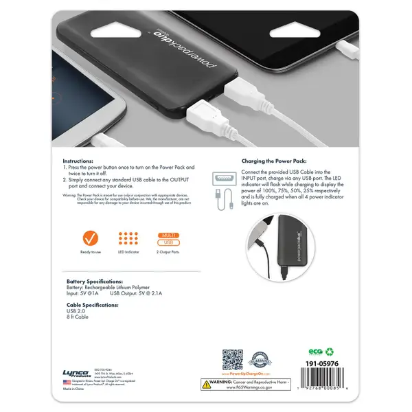 Power Up Value Pack USB Type C Cable 8' Backup Battery - 191-05976 |  Blain's Farm & Fleet
