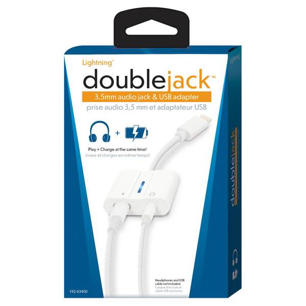 Power Up Double Jack Apple Headphone Adapter - 192-63400