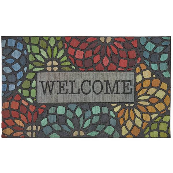 Mohawk Home Waffle Grid Impression Doormat