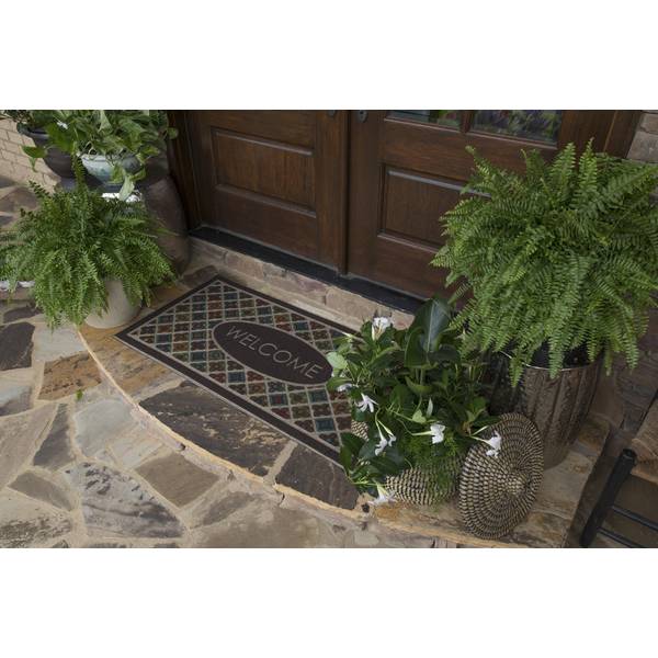 Mohawk Home 2'x4' Flowery Tiles Doormat - B1044 18460 024048