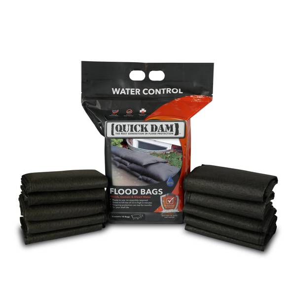 Quick Dam Grab & Go Flood Control Kit - Includes (20) Water