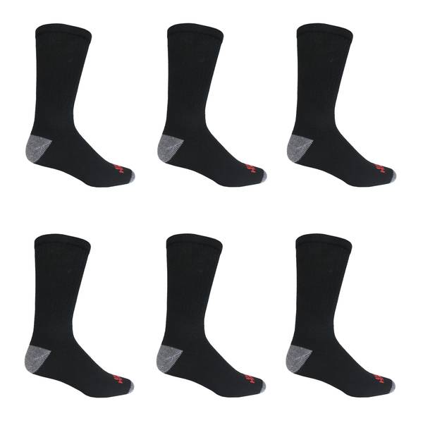 Photo of Men's 6-Pack Work Crew Odor Edge Socks