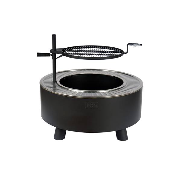 Black & Decker 34 in. Smokeless Wood Fire Pit with Grill, BD17211