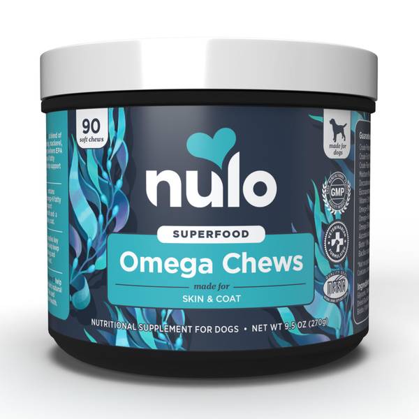 Nulo Superfood Omega Skin & Coat Soft Chew Supplement for Dogs