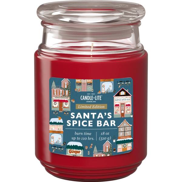 Candle-Lite 18 oz Santa's Spice Bar Candle - 4613258 | Blain's Farm & Fleet