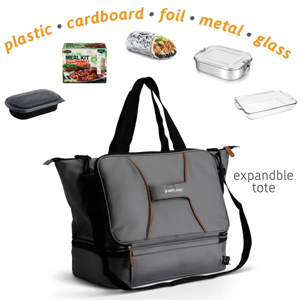 Hot Logic Portable Oven and Food Warmer Expandable Lunch Tote Bag