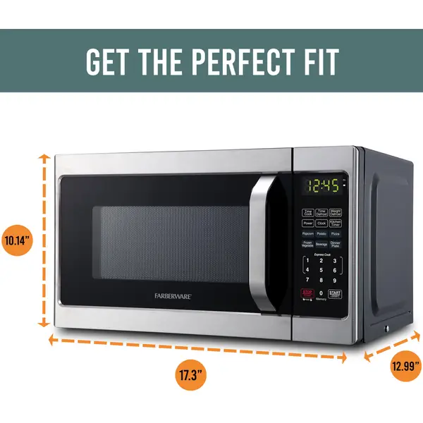 farberware classic 0.7 cu ft microwave oven