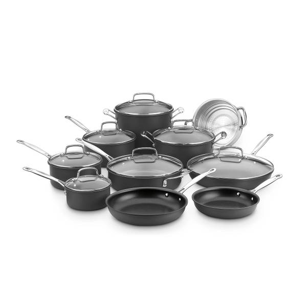 Hot Sale Basics Non-Stick Cookware 8-Piece Set Pots and Pans Black - China Nonstick  Cookware and Cookware Set price