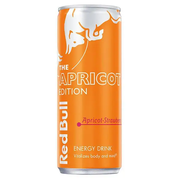 Red Bull 8.4 oz Amber Edition Strawberry Apricot Energy Drink