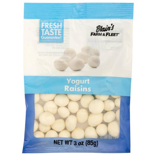 Blain's Farm & Fleet 3 oz Yogurt Raisins 719676 Blain's Farm & Fleet