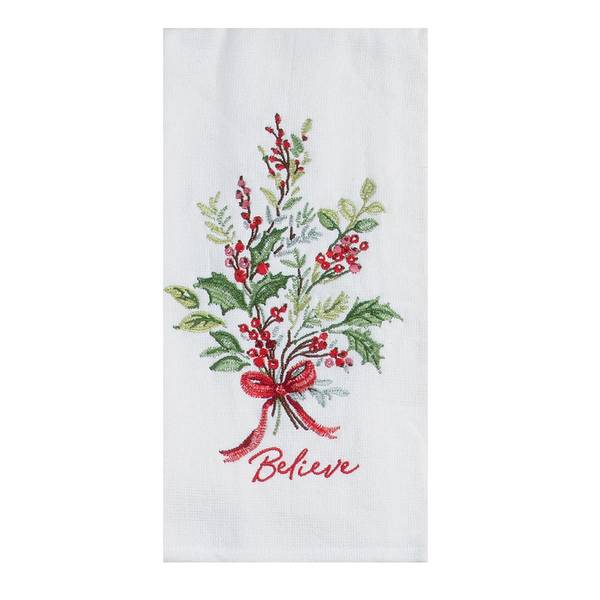 Set of 2 TIS THE SEASON Christmas Terry Kitchen Towels by Kay Dee Designs