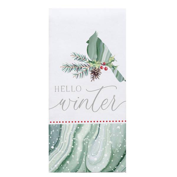 Set of 2 TIS THE SEASON Christmas Terry Kitchen Towels by Kay Dee Designs