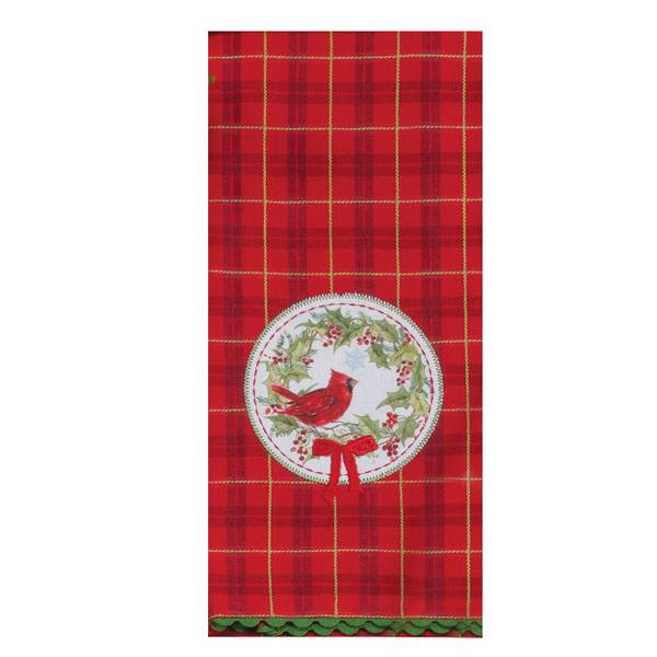 Set of 2 Scenic Route HAPPY CAMPER Terry Kitchen Towels by Kay Dee Designs  