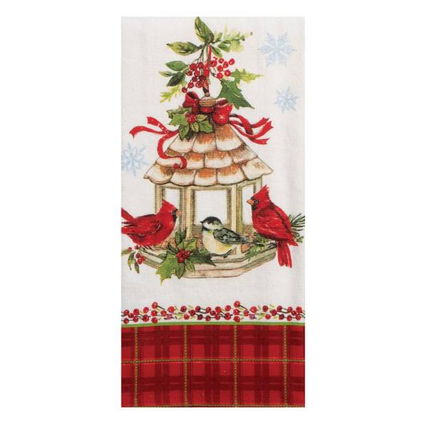 4 Pack Christmas Winter Kitchen Dish Towel 18 x 28 Inch White Black Buffalo  Plaids Tea Towel Xmas Tree Truck Believe Hand Drying Towel for Cooking  Baking 