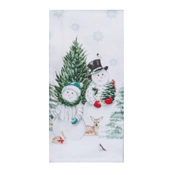 Adorable Washcloth Snowman Christmas Ornament