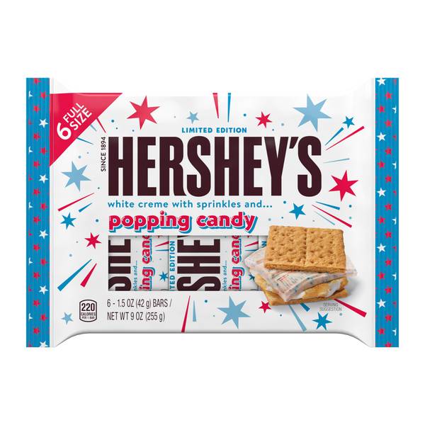 UPC 034000245154 product image for Hershey's 6-Count White Creme with Sprinkles and Popping Candy | upcitemdb.com