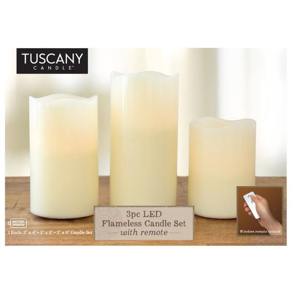 Gerson LED Flameless Candle Set, 6 Count 