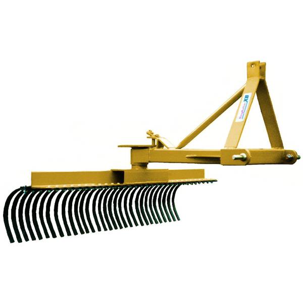 King Kutter 5' XB Sub Compact Landscape Rake - TYR-60-XB-YK | Blain's ...