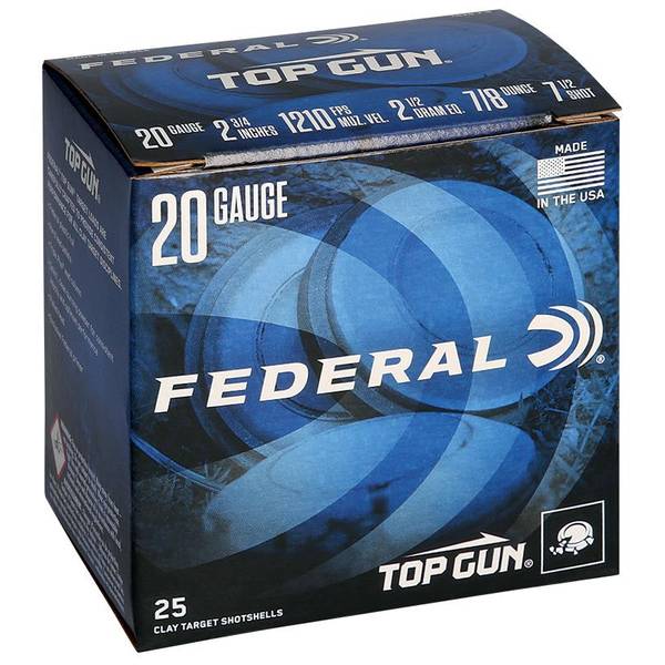 Photo of Top Gun 20 Gauge 2-3/4" 7/8 oz 7.5 Shells