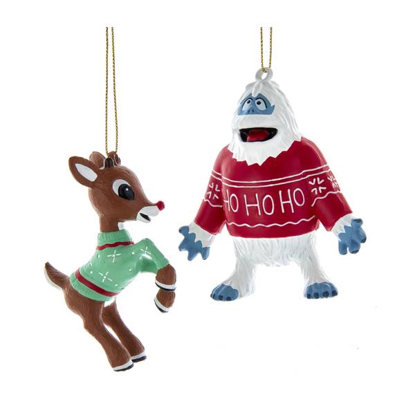 Kurt S. Adler Rudolph The Red Nose Reindeer Ugly Sweater Ornament
