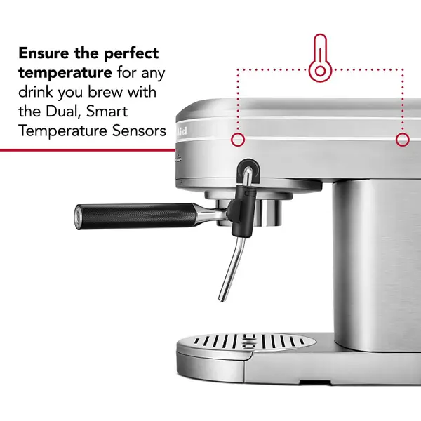 Semi-Automatic Espresso Machine Black Matte KES6403BM